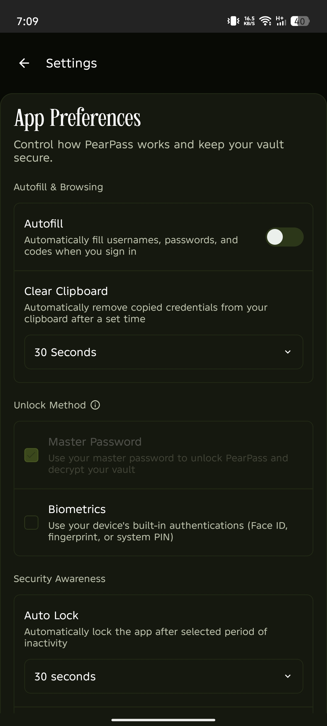 Auto Log-out dropdown on mobile